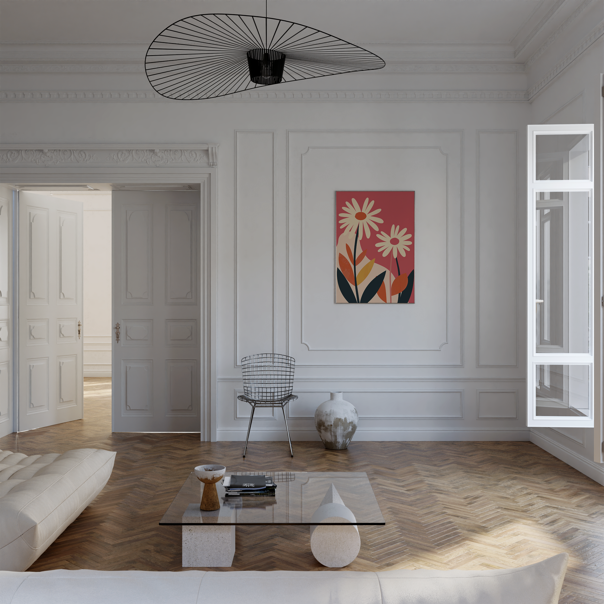 Bold Nordic Blooms Print