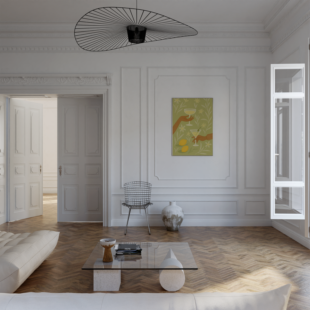 Lemon Cocktail Celebration Print