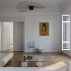 Golden Minimalist Portrait Print