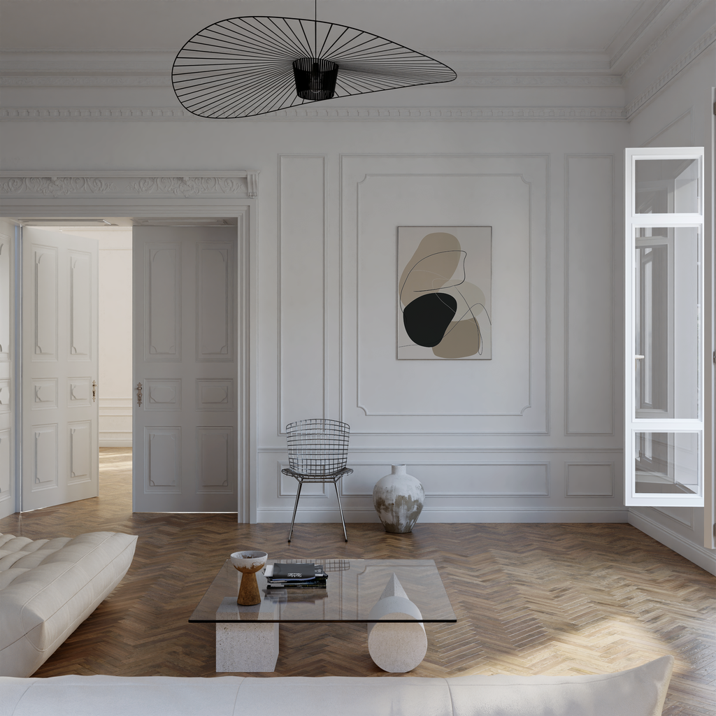 Organic Shape Composition Print