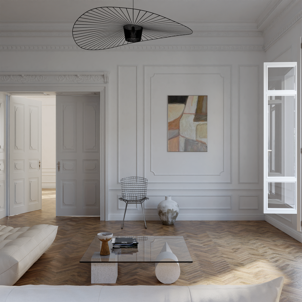 Textured Earthy Tones Print