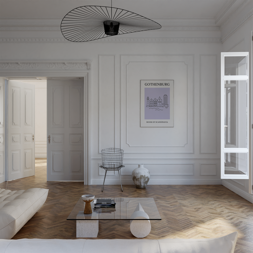 Gothenburg Minimalist City & Travel Print