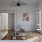 Peach Terracotta Color Calm Print