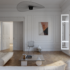 Warm Textured Brush Strokes Print