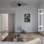 Cream Blossom Elegance Print