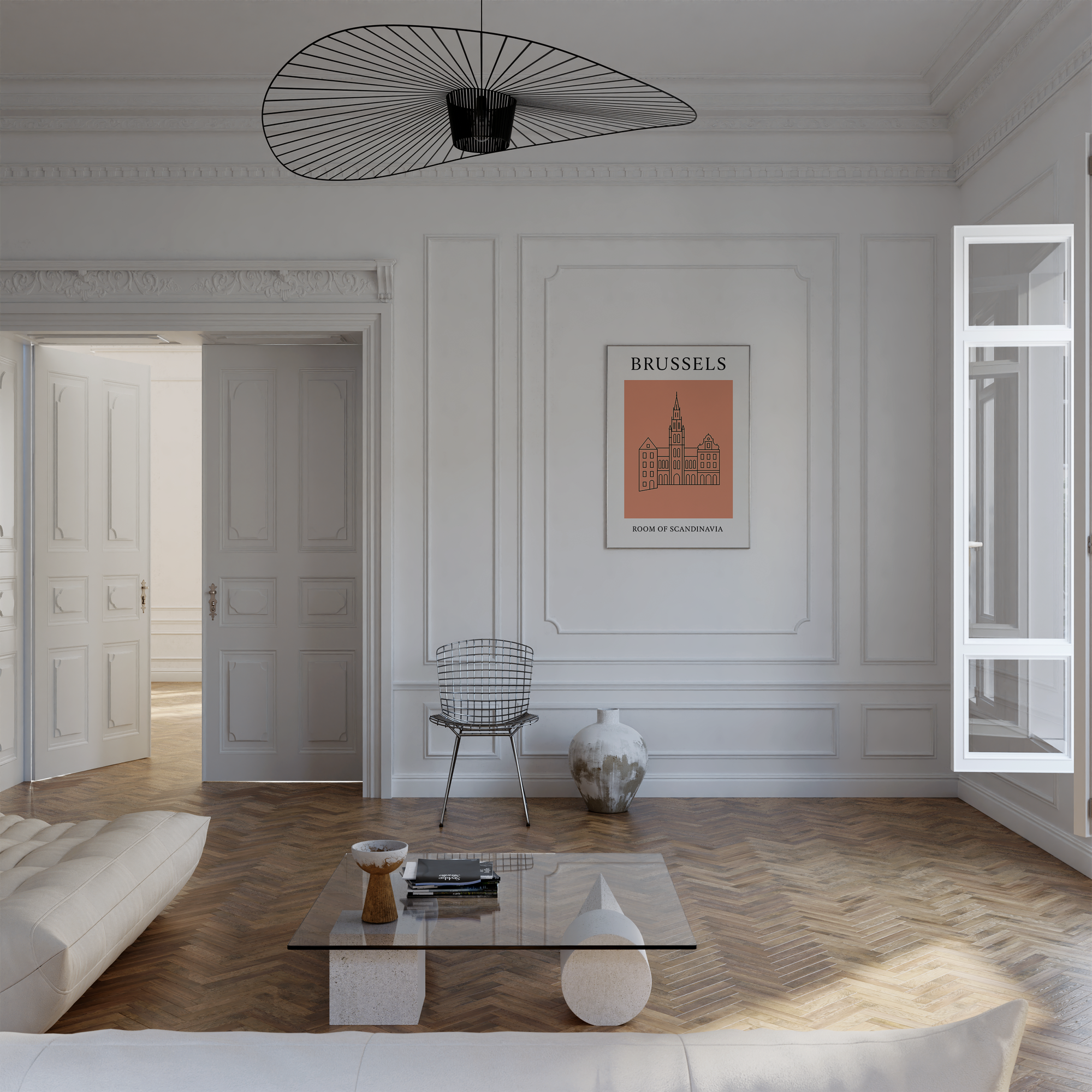 Brussels Minimalist City & Travel Print