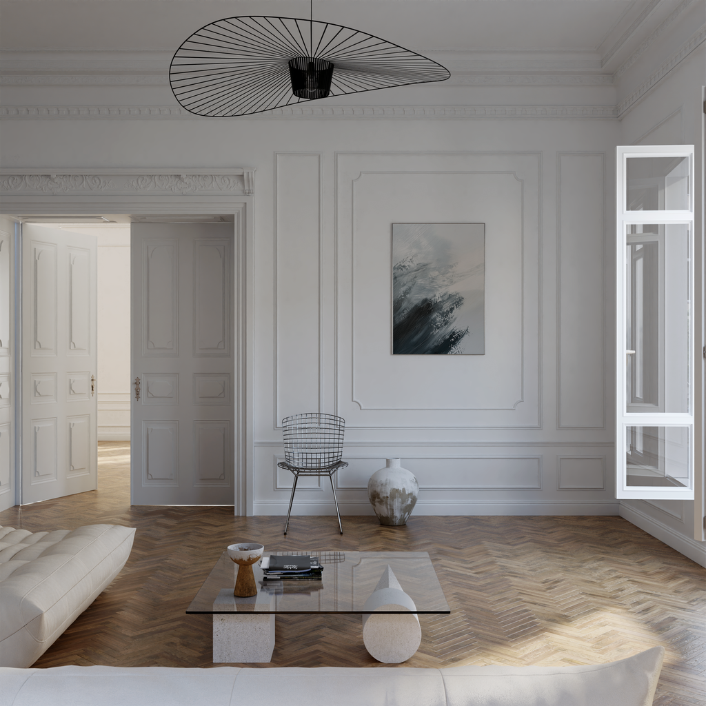 Abstract Icy Tones Print