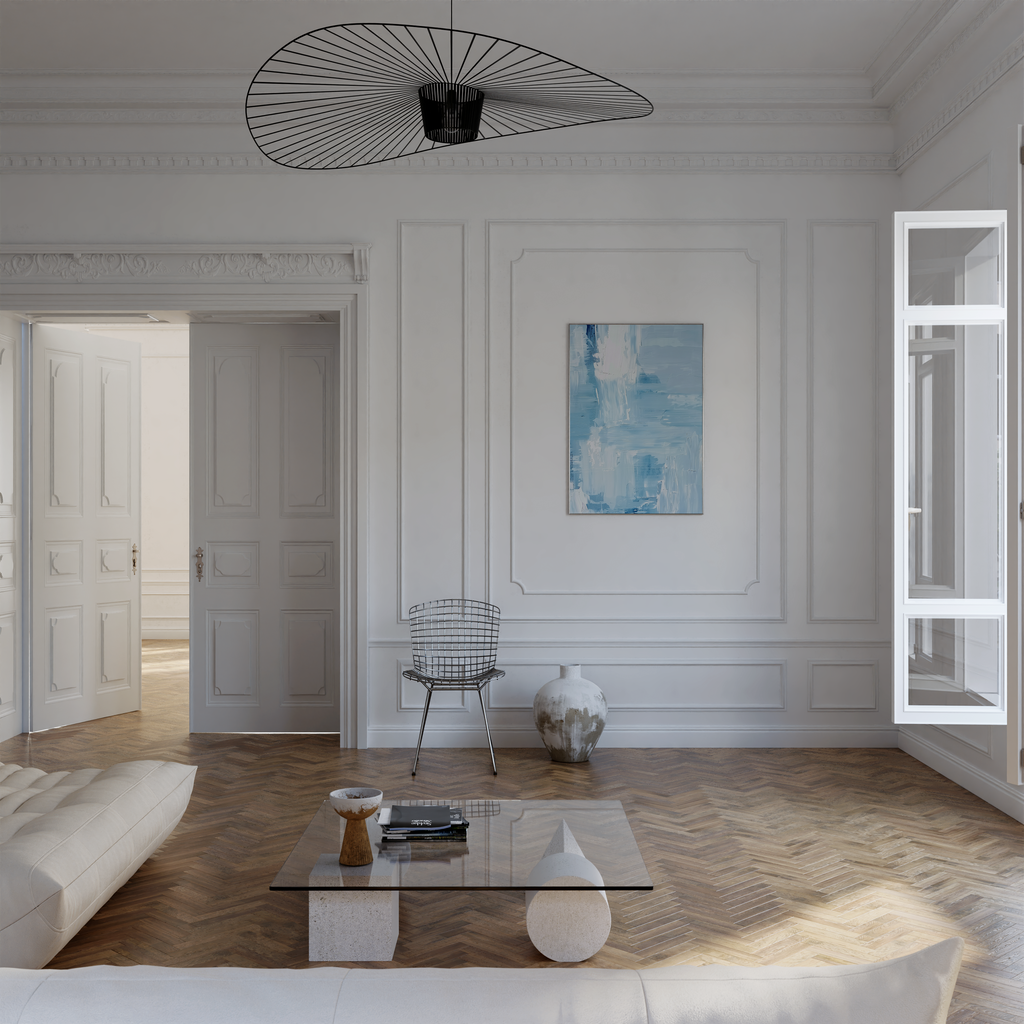 Cool Blue Tones Print