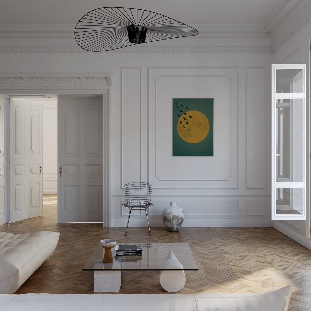 Japandi Moon Minimalist Print