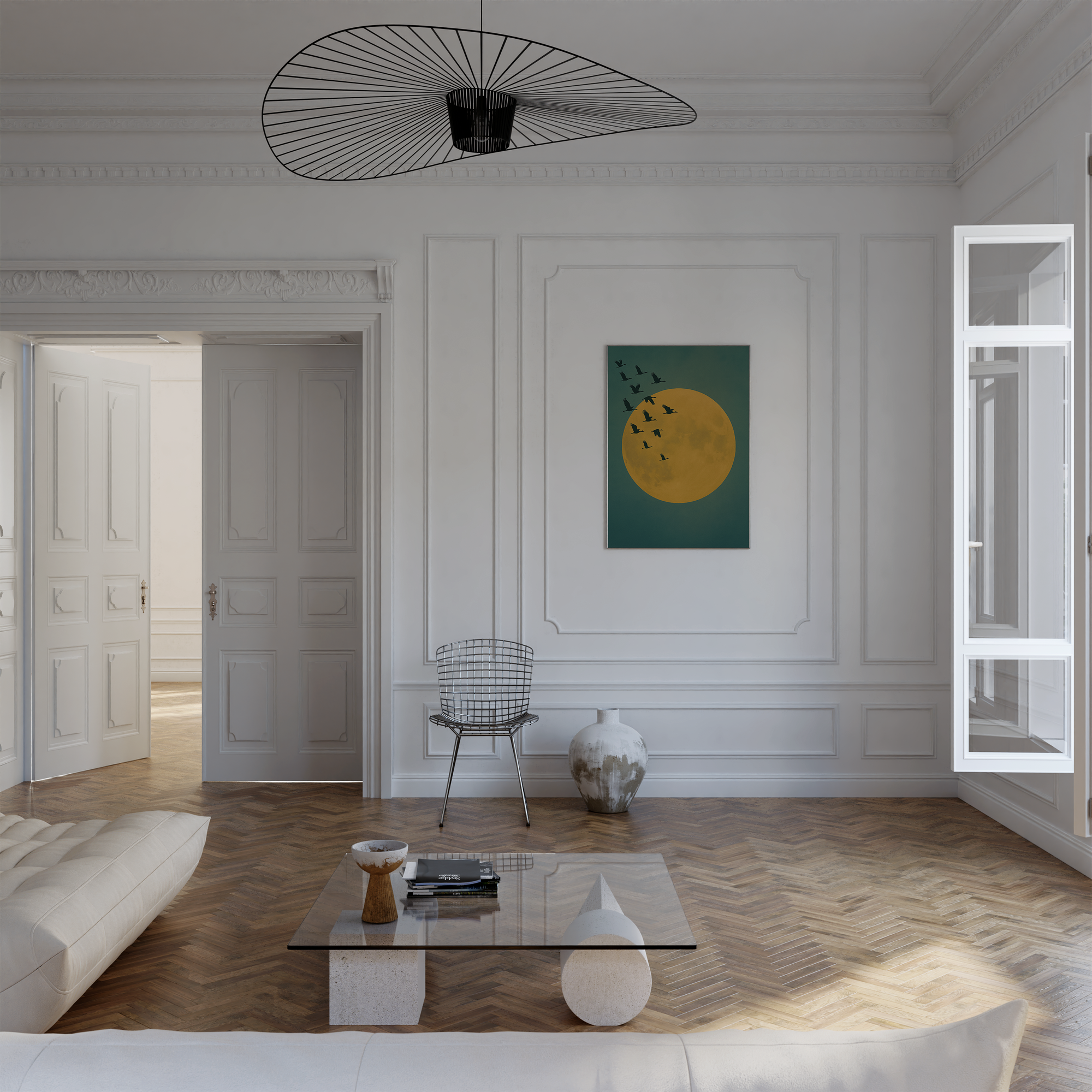 Japandi Moon Minimalist Print