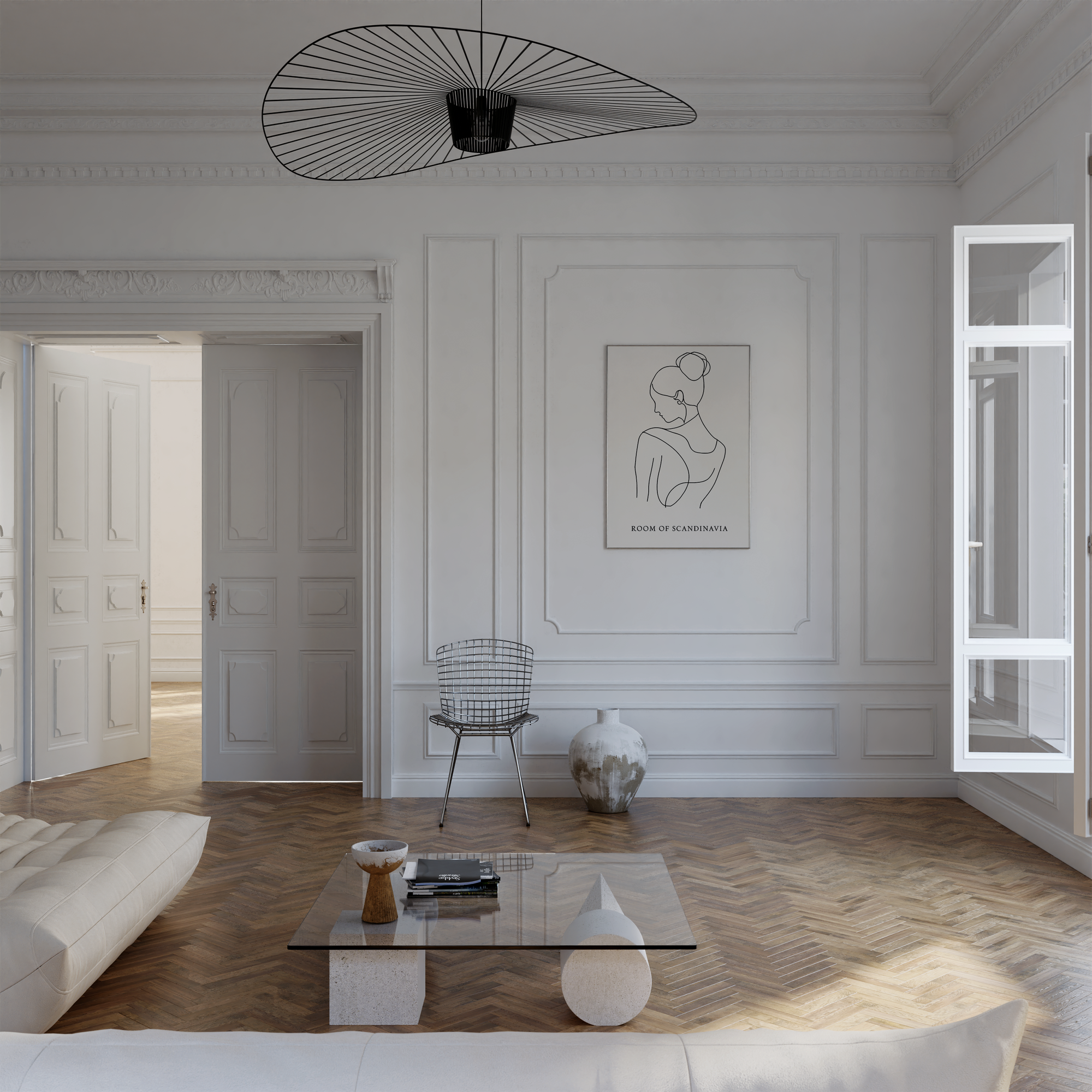 Female Silhouette Modern Print