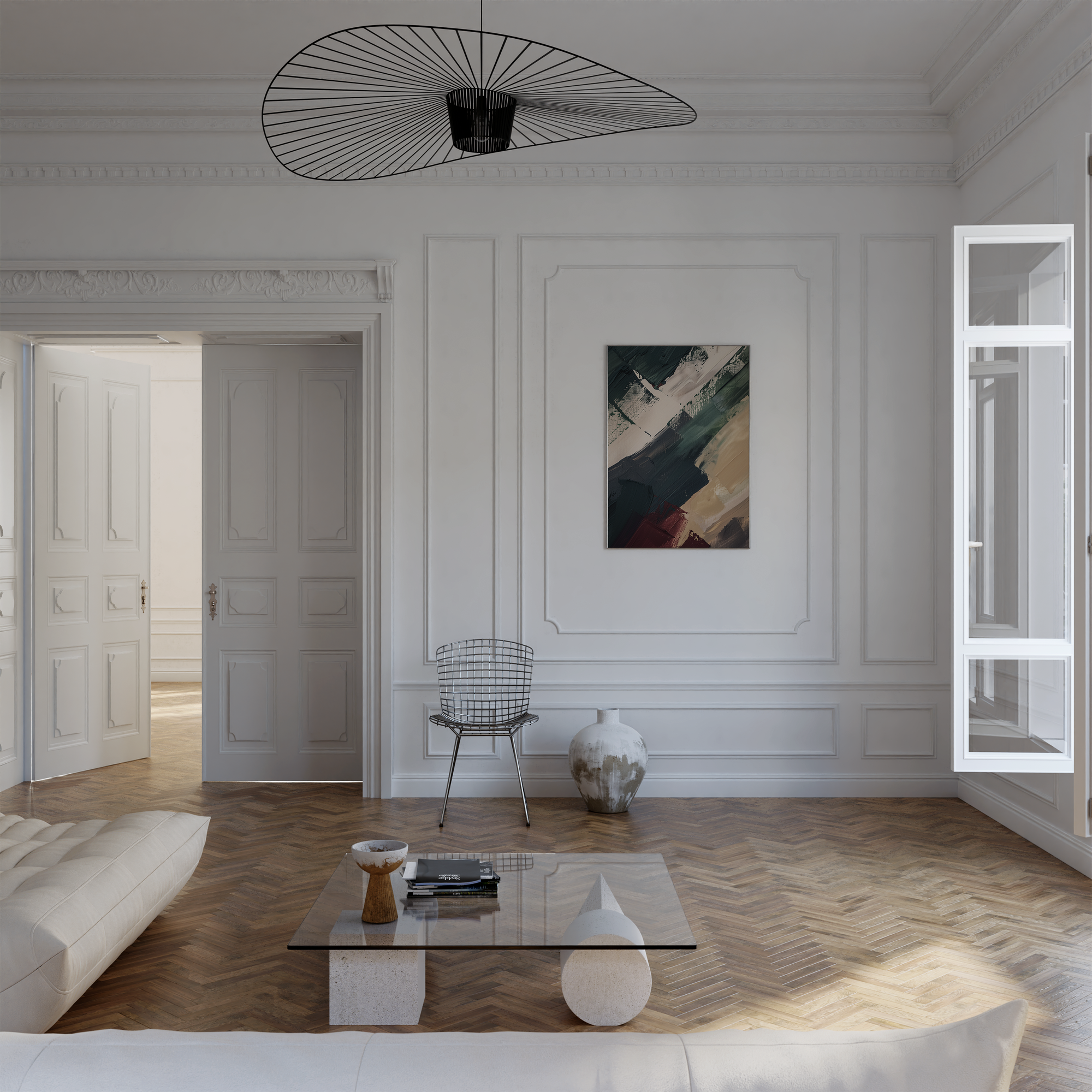 Scandinavian Burgundy Minimalist Print