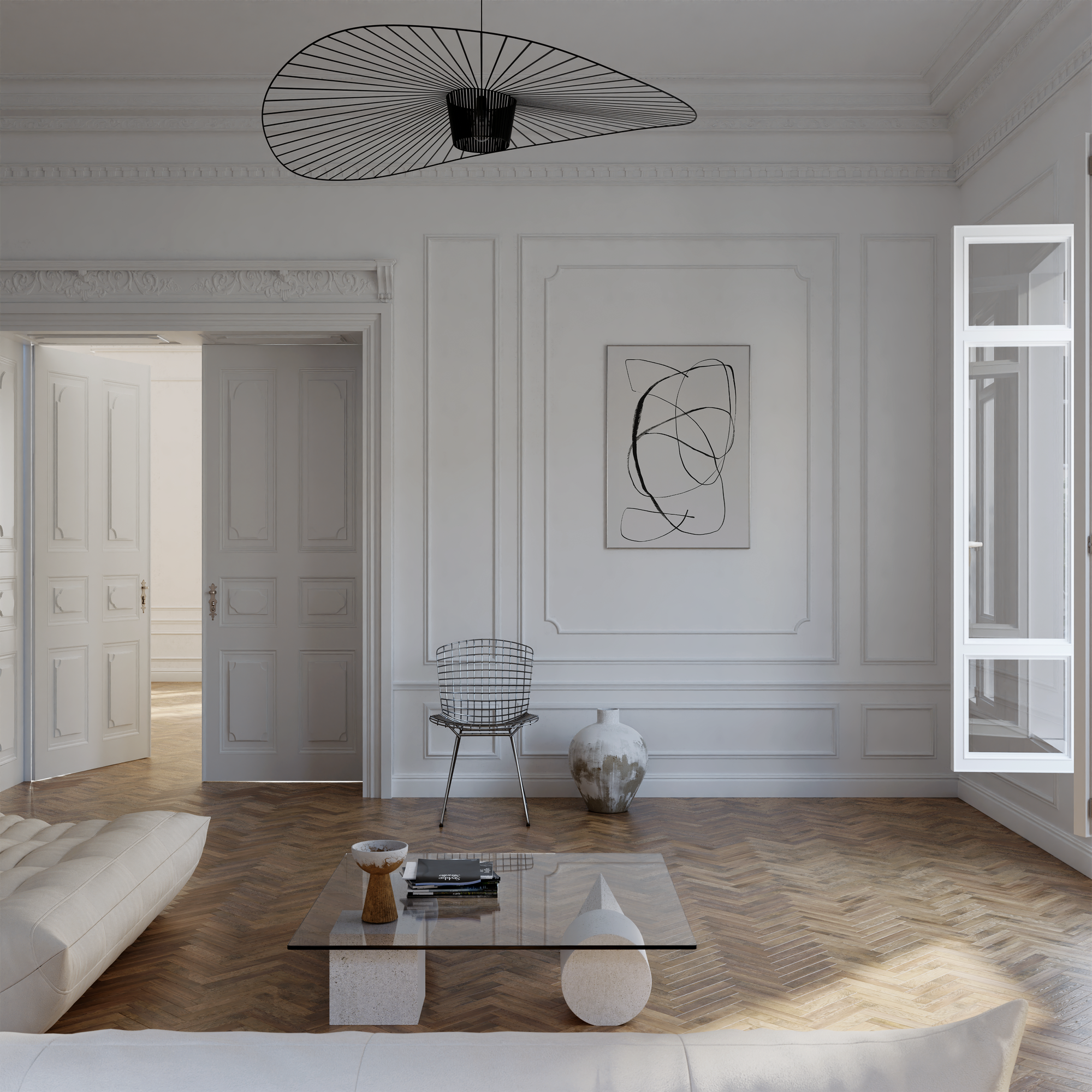 Minimalist Scandinavian Line Art Print