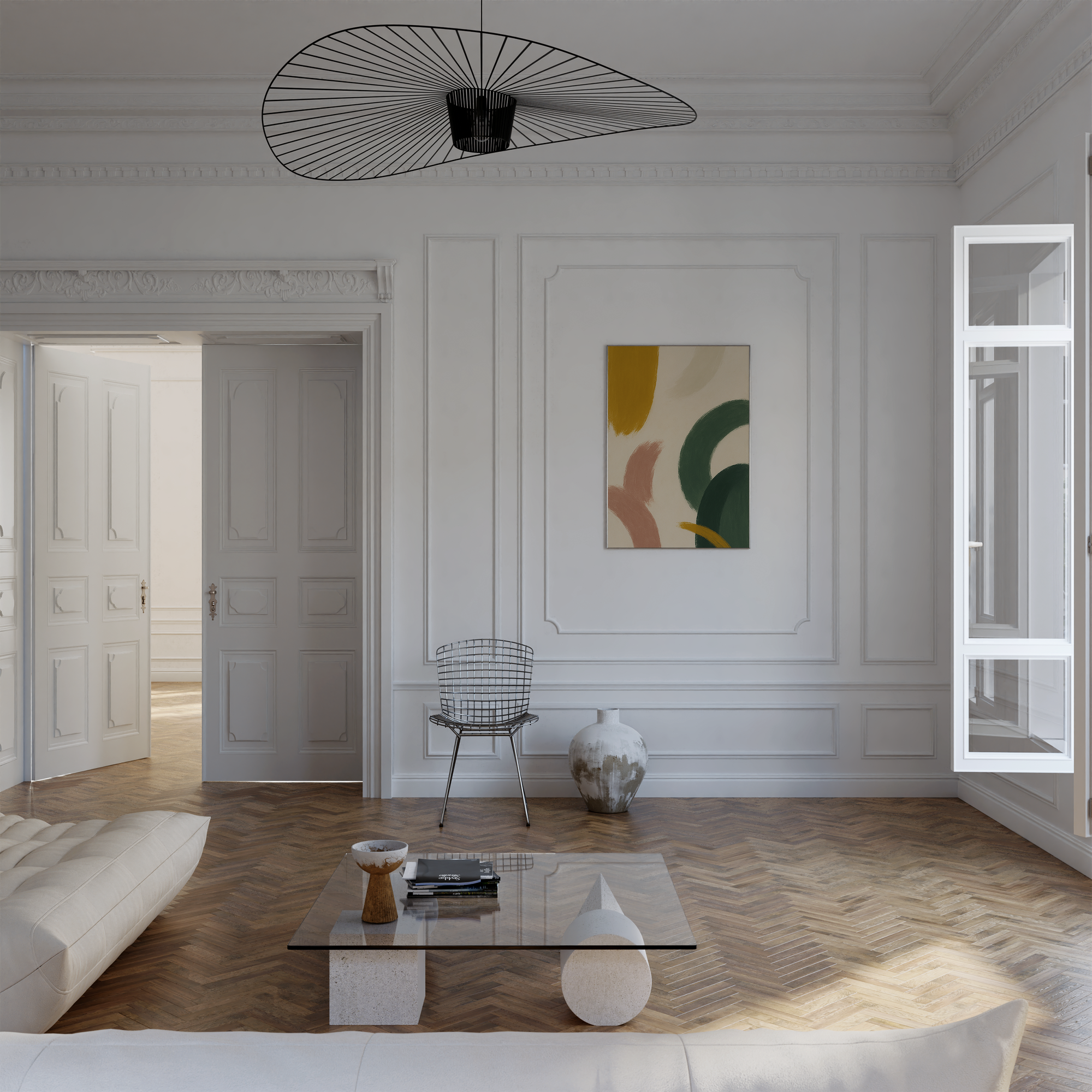 Soft Curves Color Print