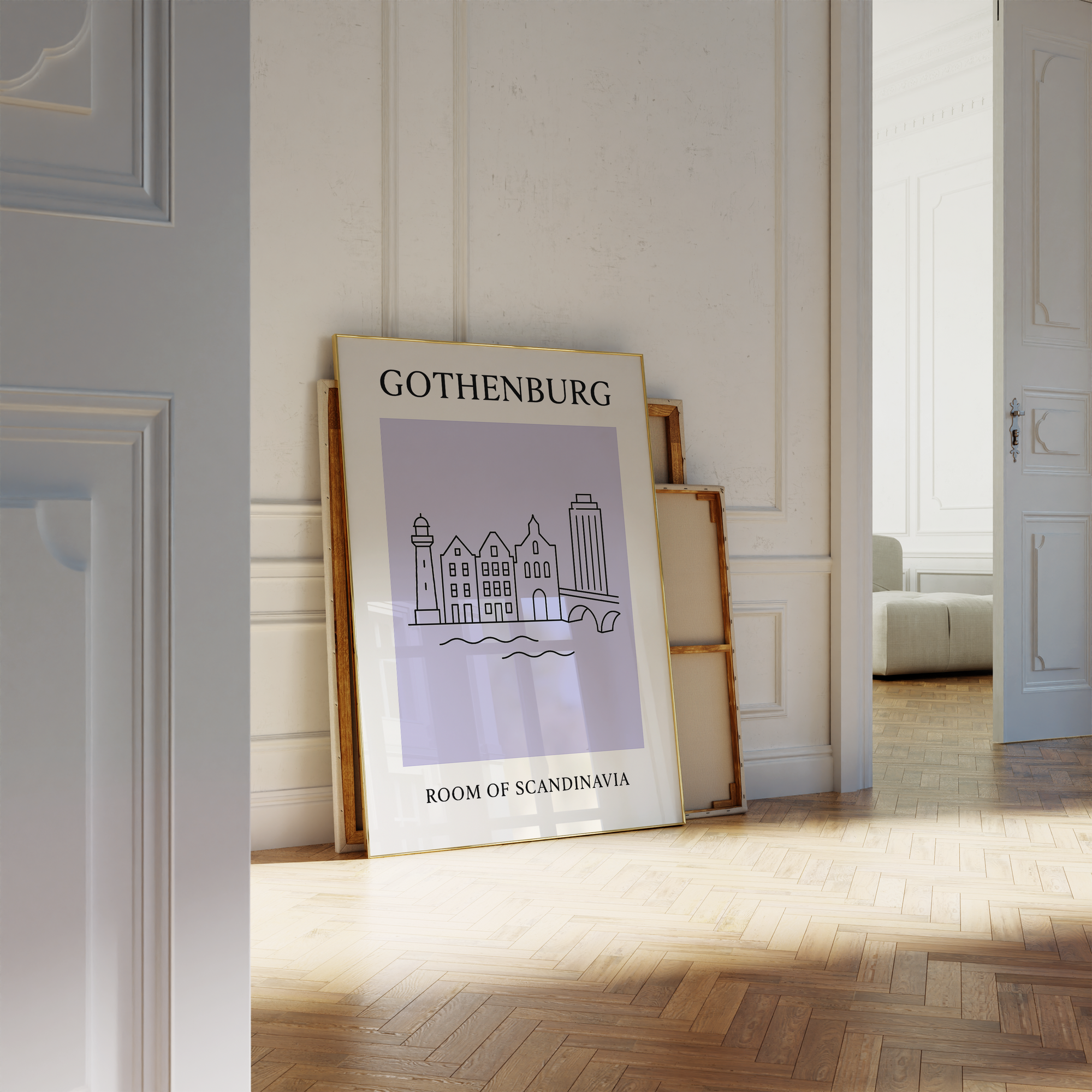 Gothenburg Minimalist City & Travel Print
