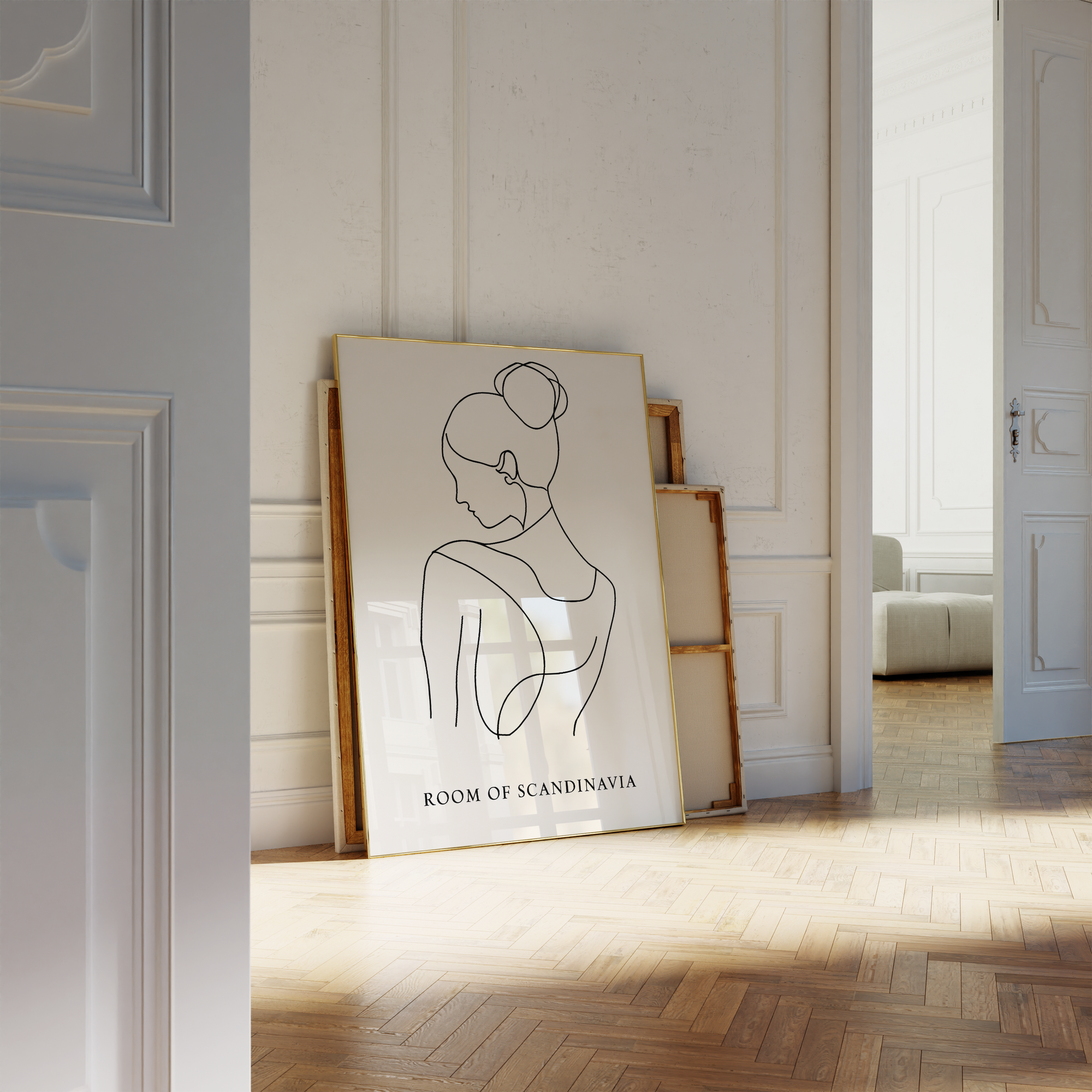 Female Silhouette Modern Print