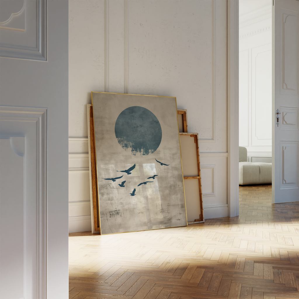 Japandi Rising Sun Print