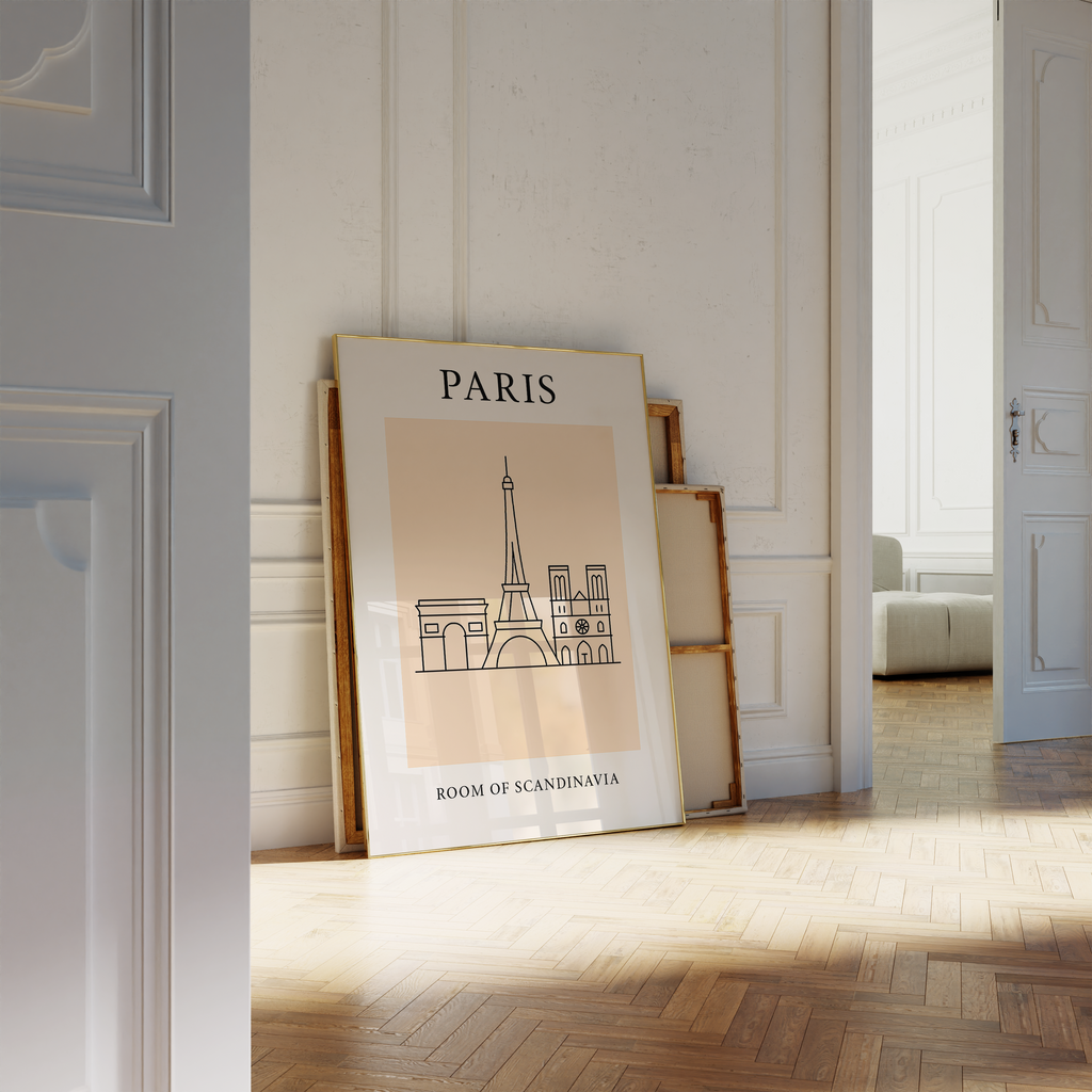 Paris Minimalist City & Travel Print
