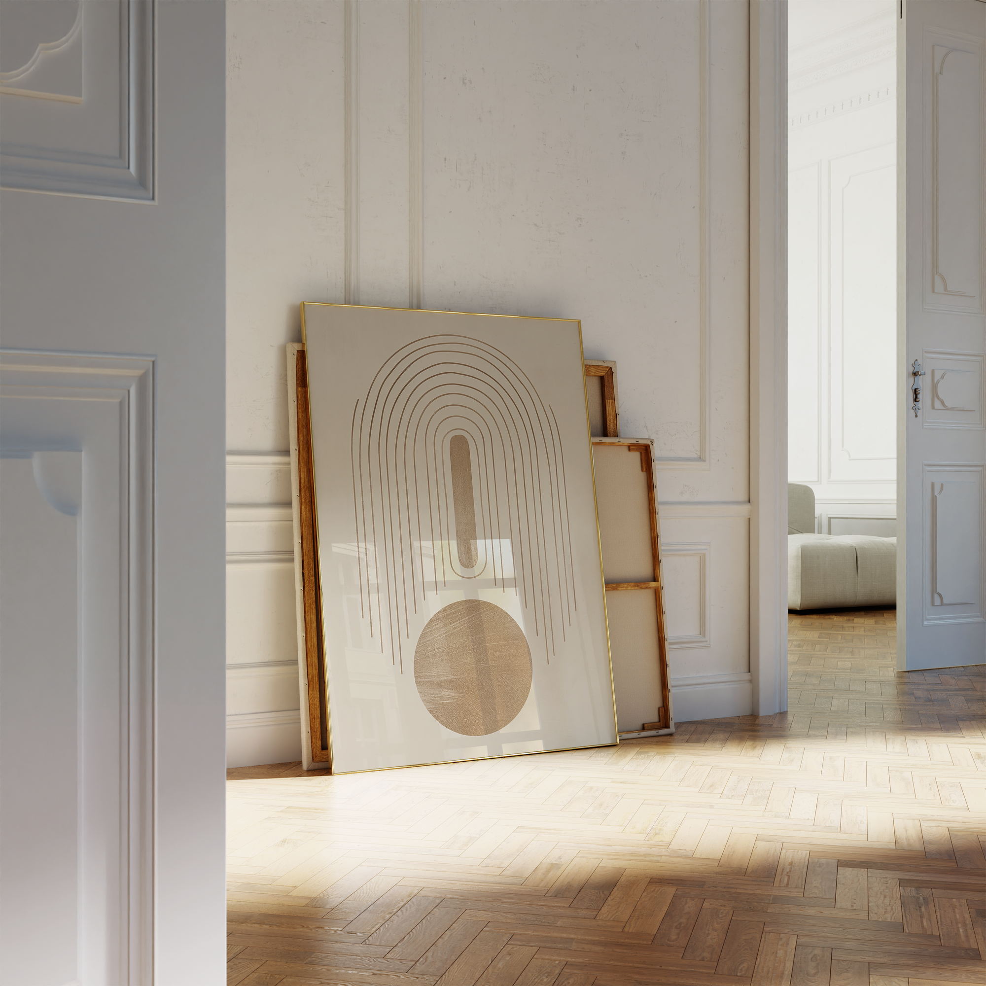 Minimalist Organic Geometry Print