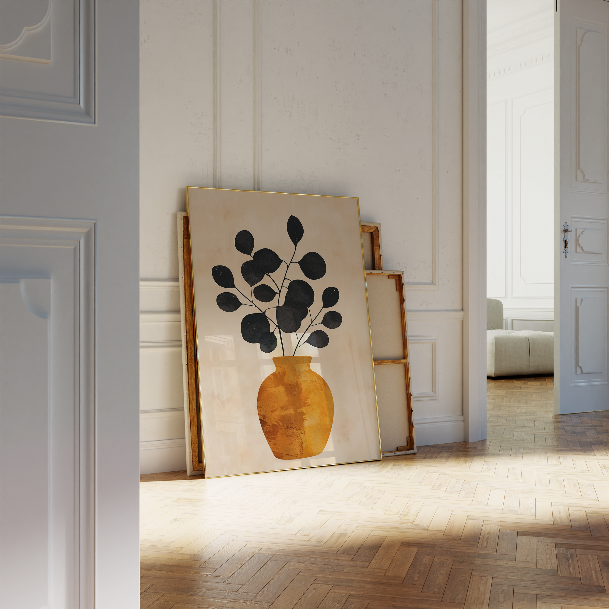 Burnt Orange Vase Print