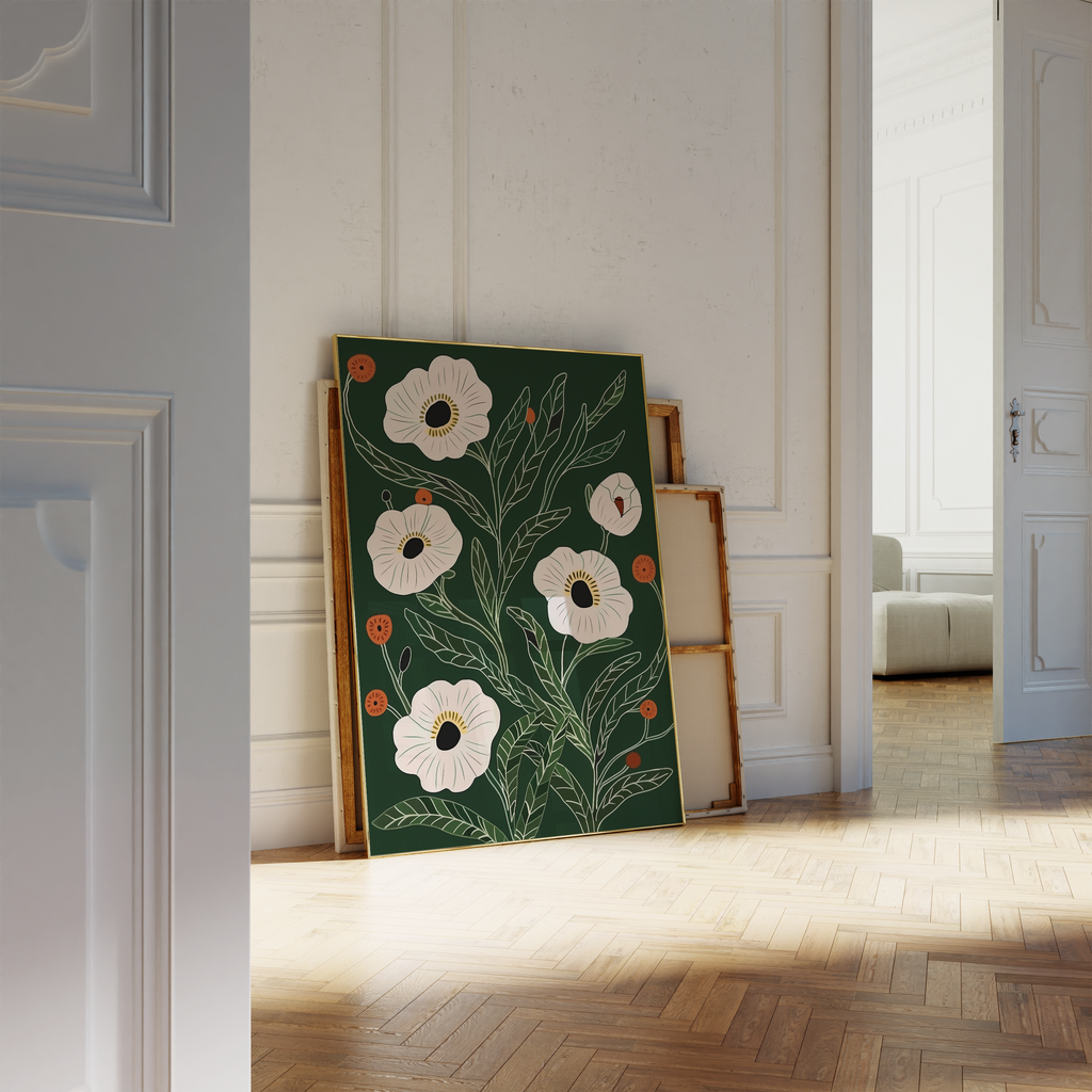 Light Meadow Blooms Print