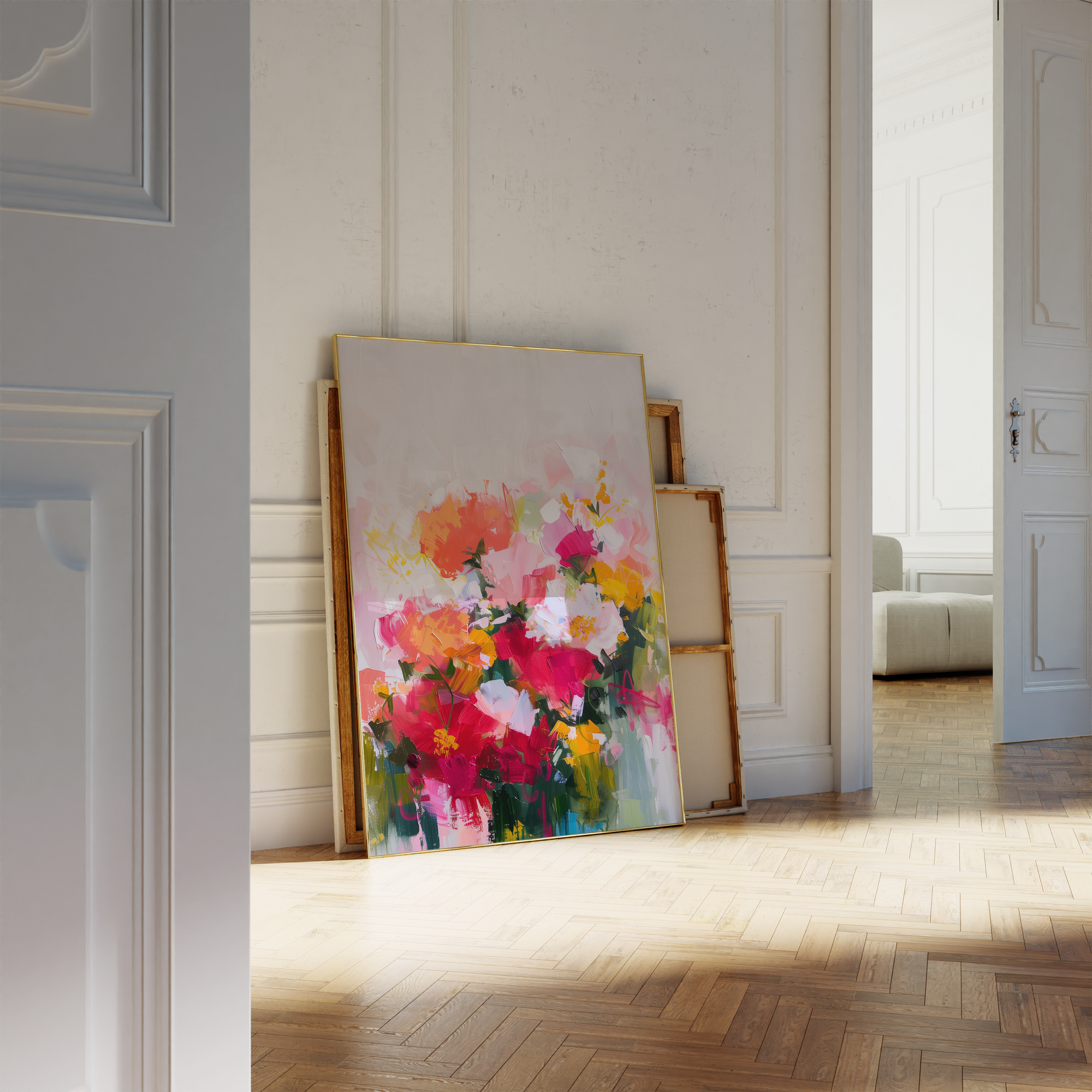 Bright Bloom Burst Print