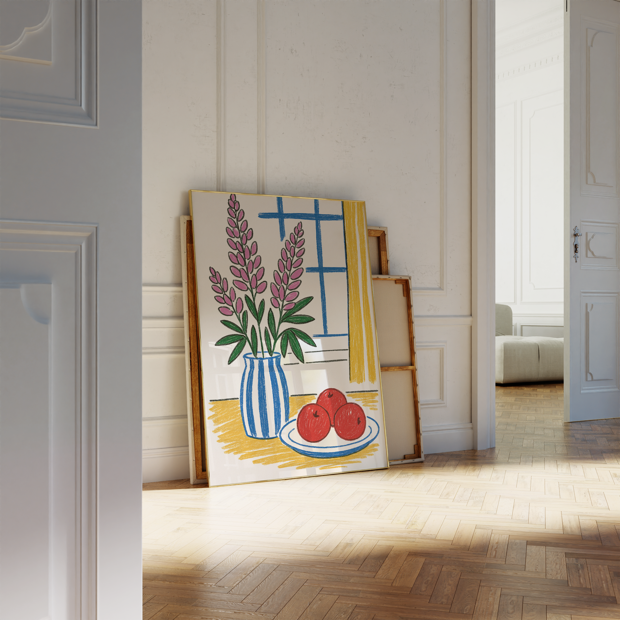 Minimalist Floral Vase Print