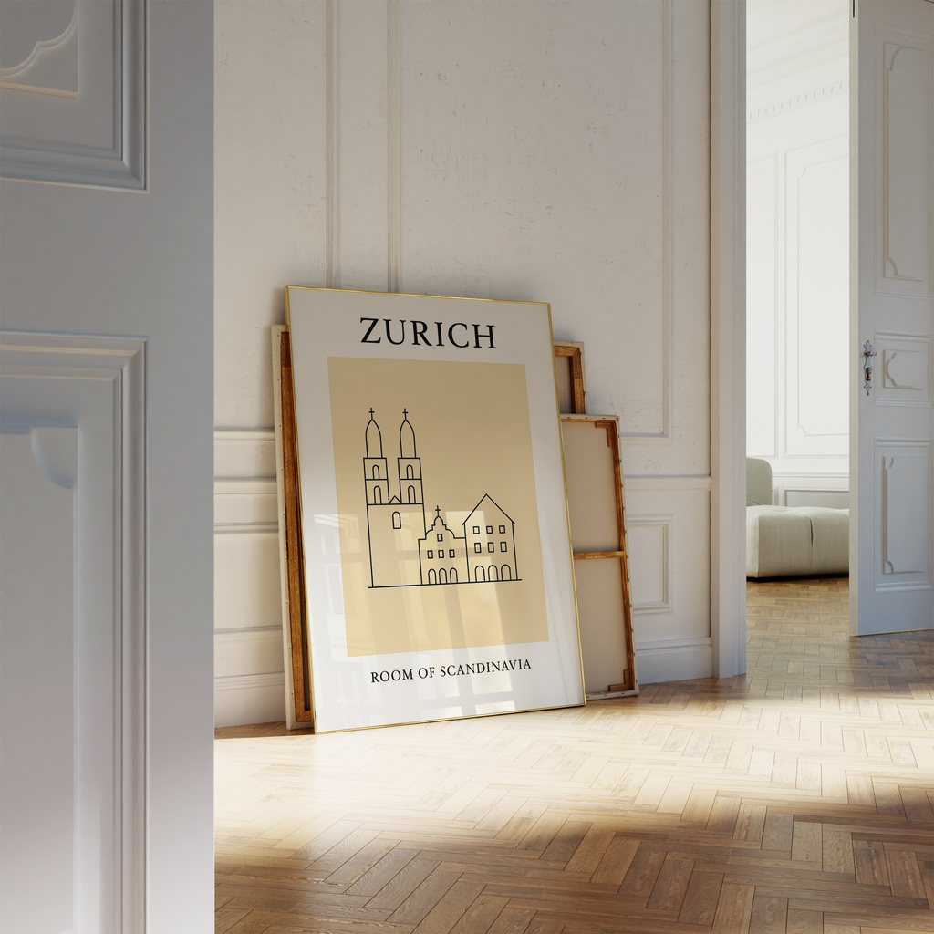 Zurich Minimalist City & Travel Print