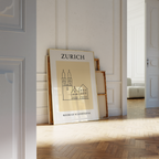 Zurich Minimalist City & Travel Print