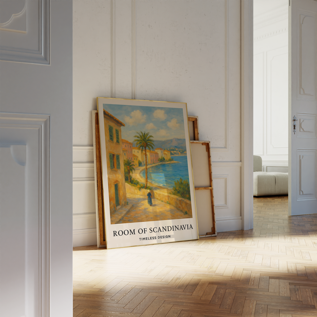 Seaside Village Walk Print