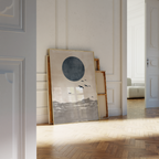 Japandi Ocean Sun Print