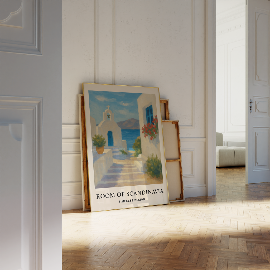 Vintage Greece Coast Print