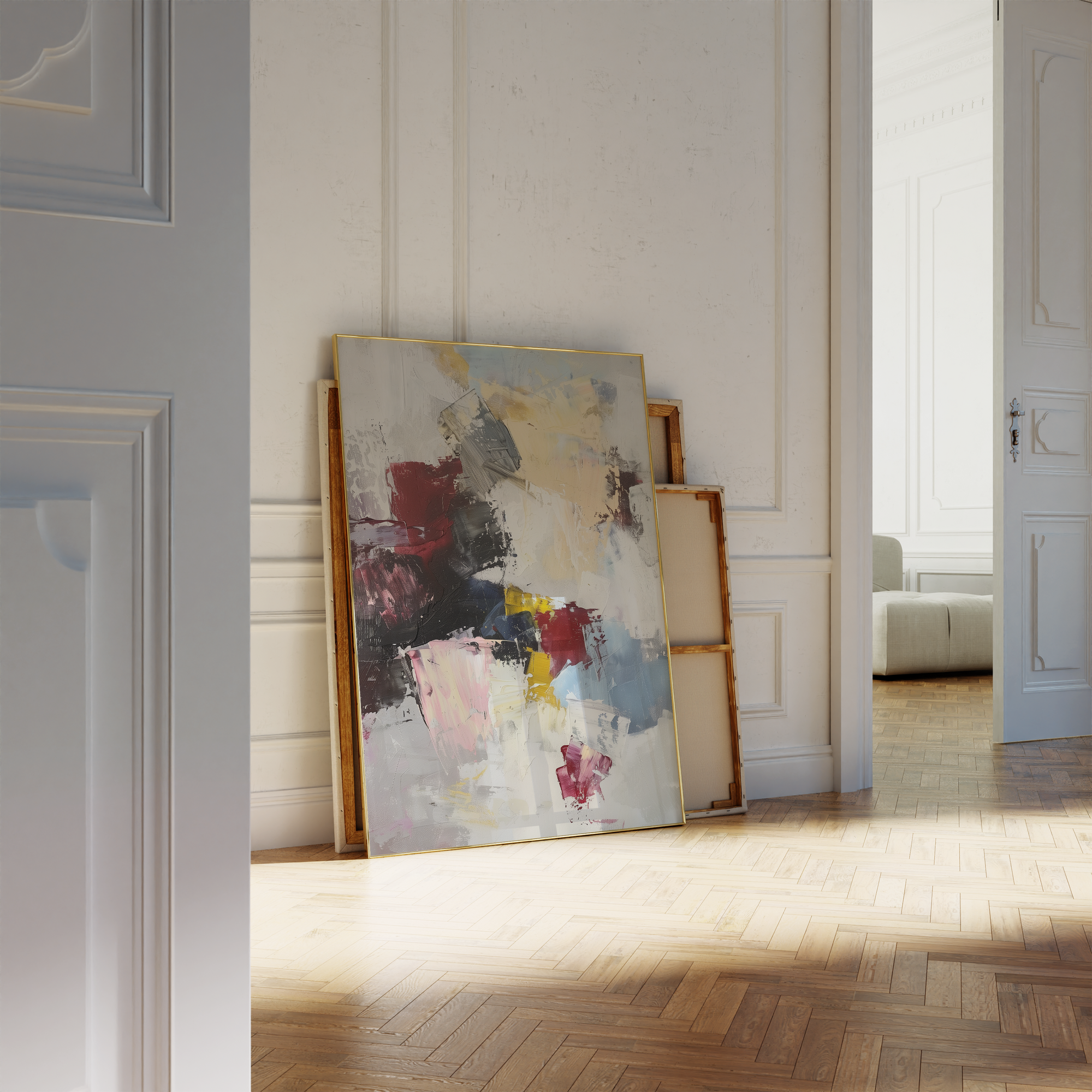 Layers of Time & Motion Print