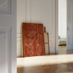 Citrus Line Drawing Print