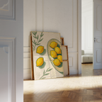Minimalist Lemon Still Life Print