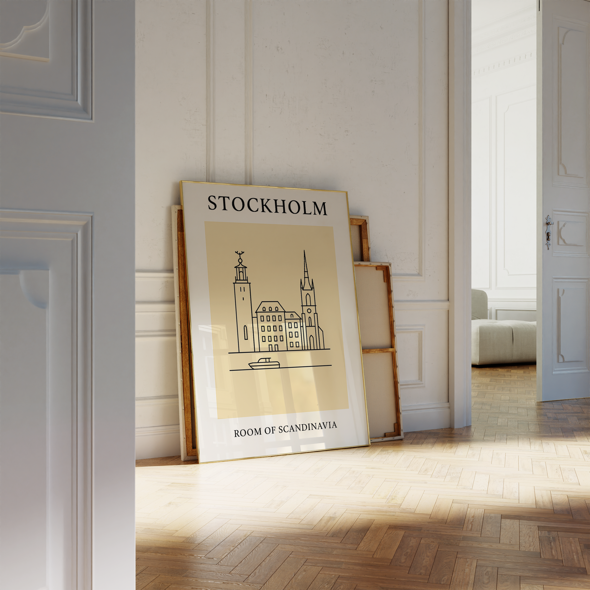 Stockholm Minimalist City & Travel Print