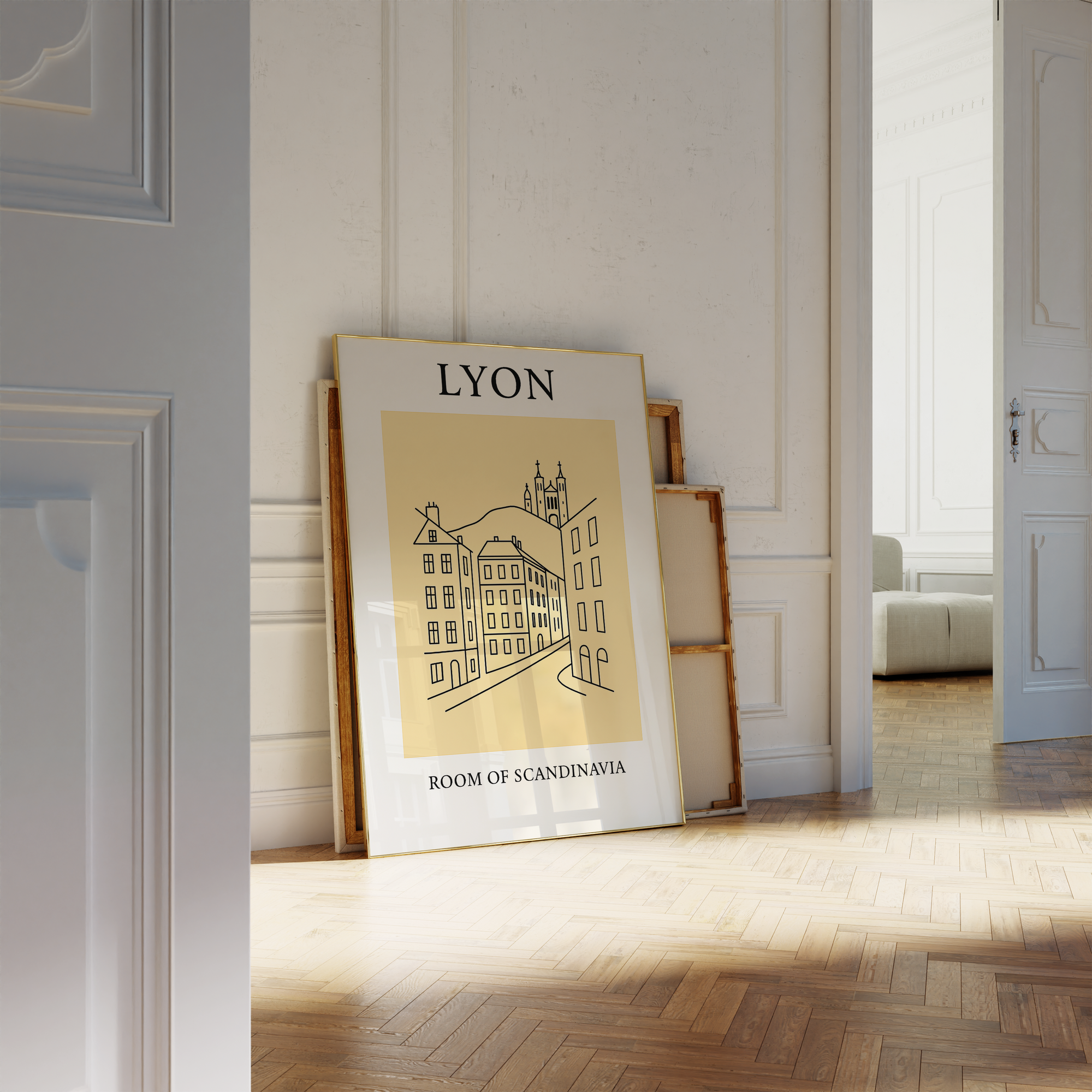 Lyon Minimalist City & Travel Print