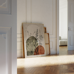 Earth Tone Botanical Print