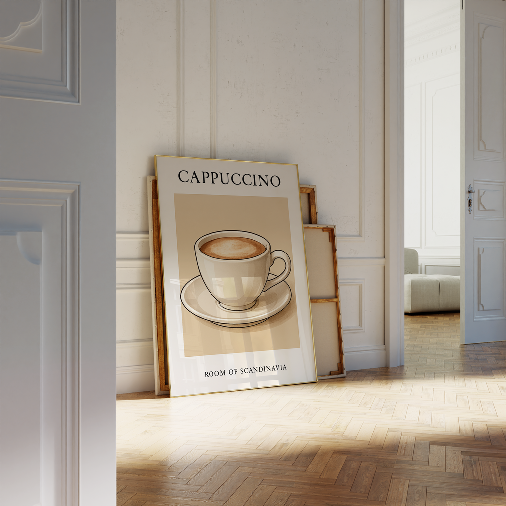 Retro Cappuccino Print