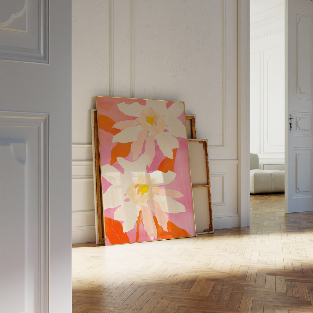 Soft Pink Bloom Print