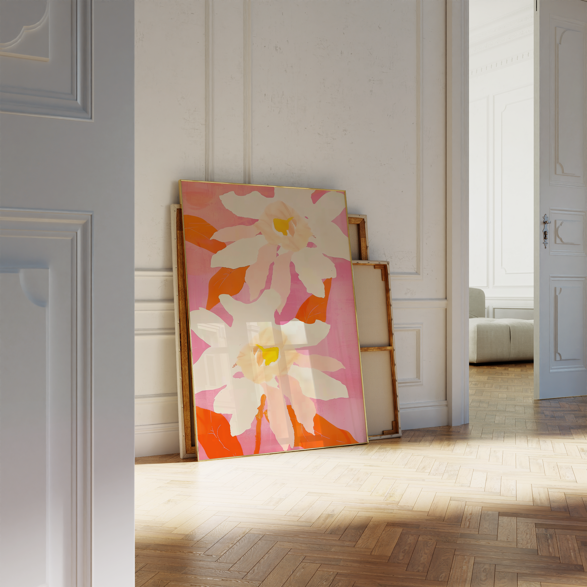 Soft Pink Bloom Print