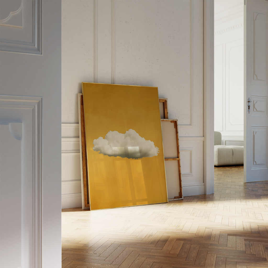 Golden Horizon Cloud Print