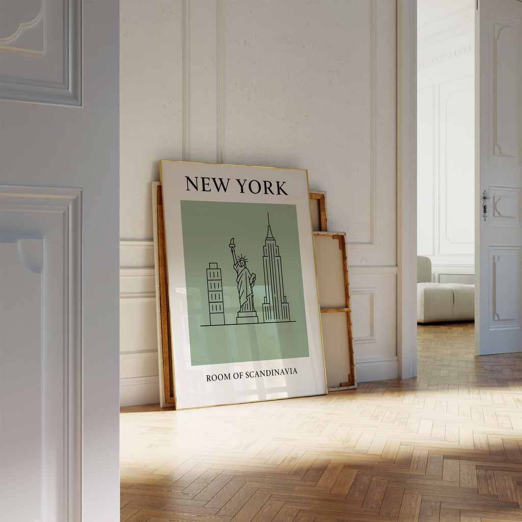 New York Minimalist City & Travel Print