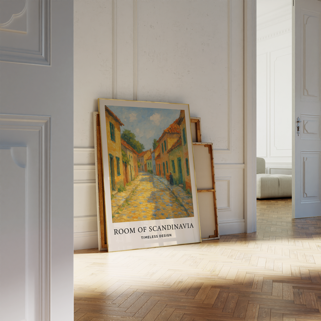 Calm Village Street Print