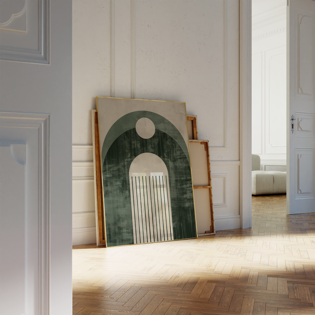 Green Design Arch Print
