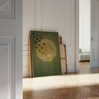 Japanese Green Neutral Print