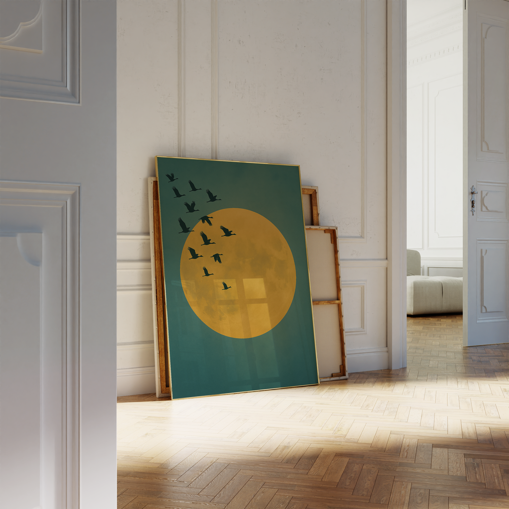 Japandi Moon Minimalist Print