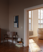 Navy Brush Blocks Print