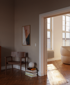 Warm Textured Brush Strokes Print