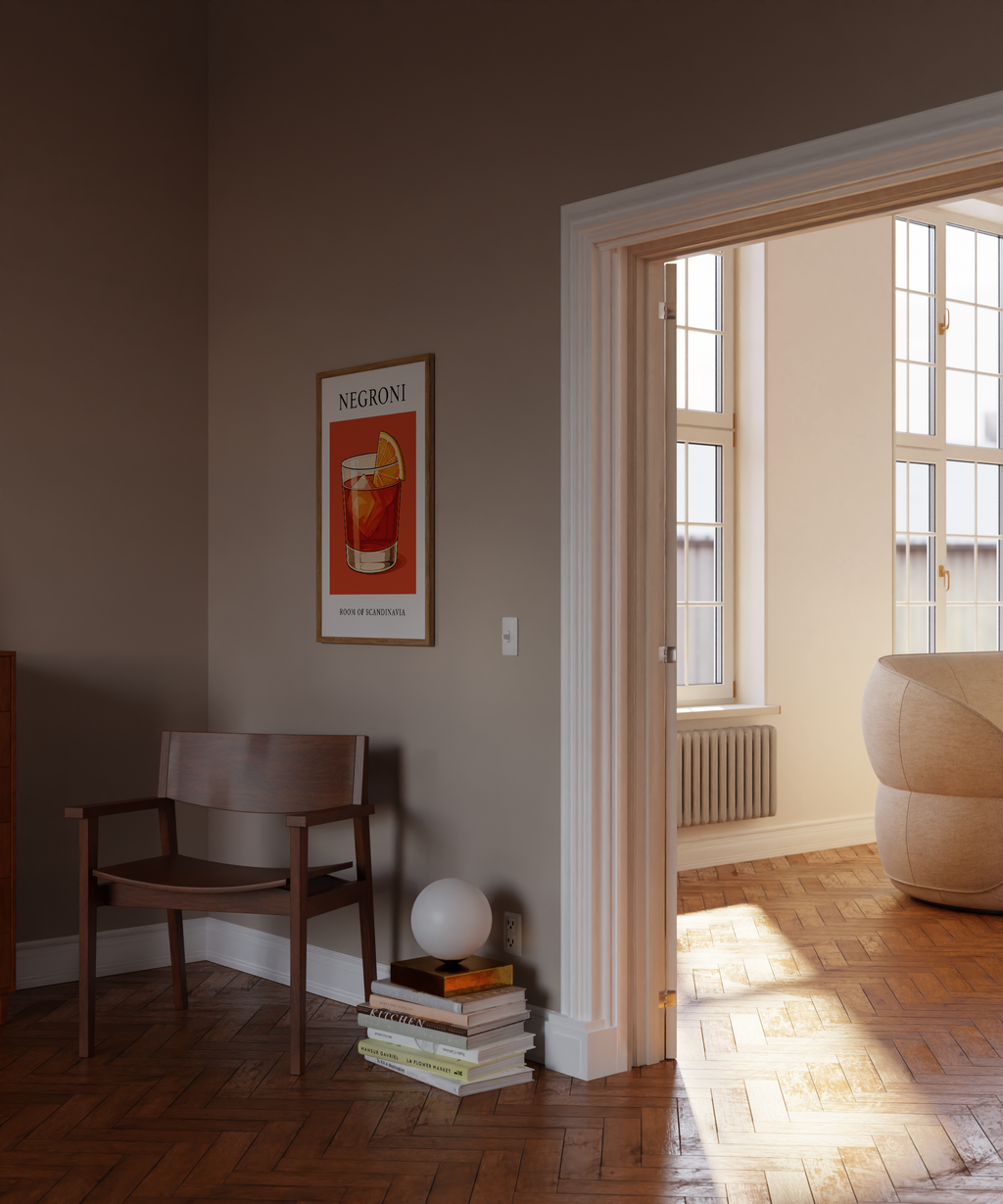 Retro Negroni Print